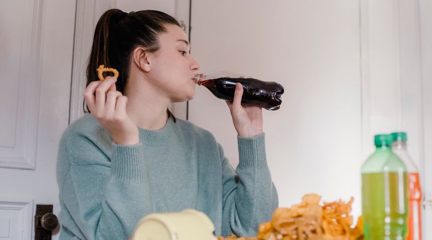 teen muscle mass loss from ultra processed foods
