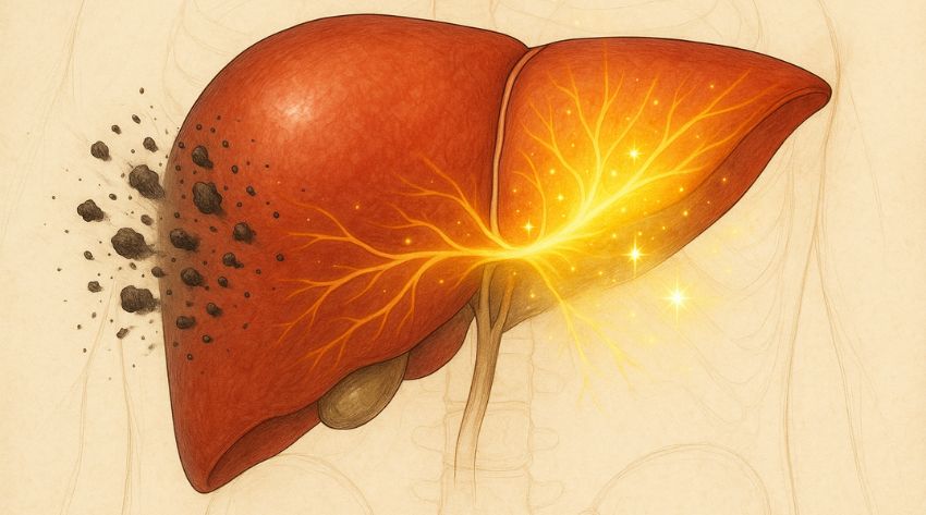human liver getting rid of harmful toxins